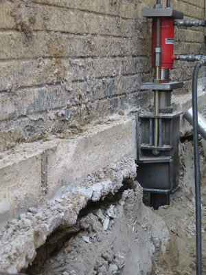 Commercial Push Pier Installation in Wallaceburg